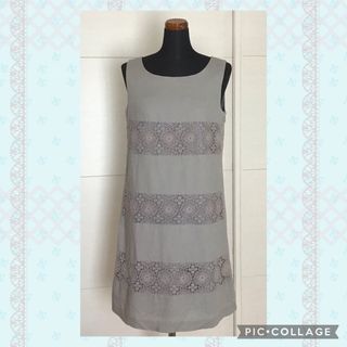 LAURA ASHLEY - LAURA ASHLEY  ローラアシュレイ　ワンピース　麻×綿　9