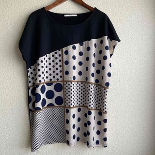 オシャレウォーカー(osharewalker)のオシャレウォーカー ドット カットソー(Tシャツ(半袖/袖なし))