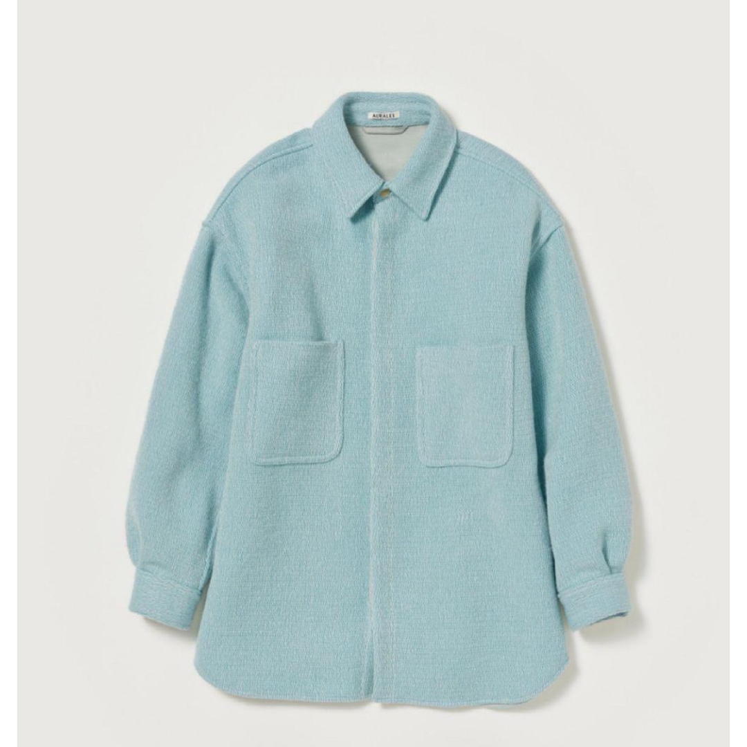 AURALEE(オーラリー)のSHETLAND WOOL COTTON SHIRTS BLOUSON レディースのジャケット/アウター(ブルゾン)の商品写真