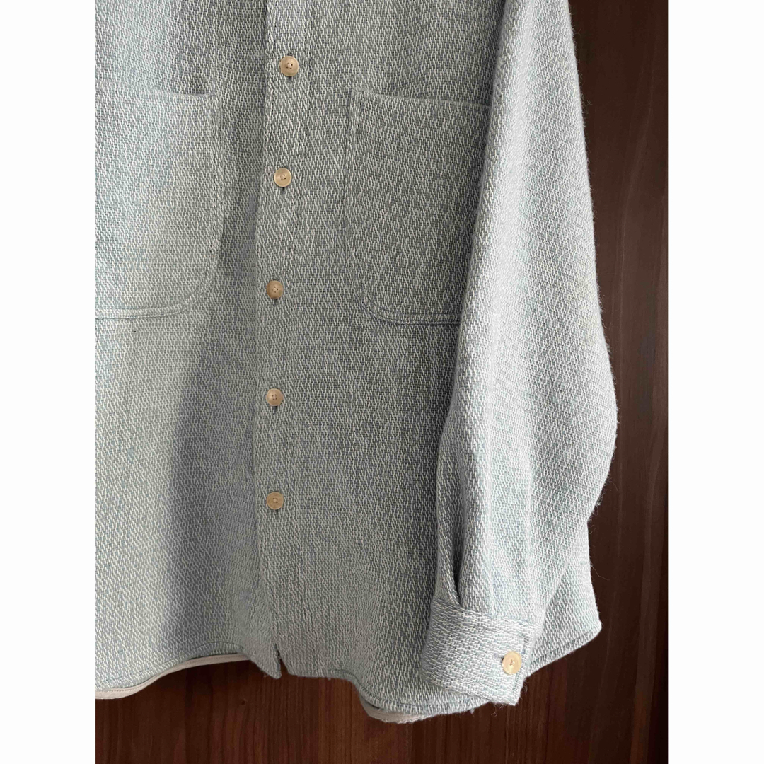 AURALEE(オーラリー)のSHETLAND WOOL COTTON SHIRTS BLOUSON レディースのジャケット/アウター(ブルゾン)の商品写真