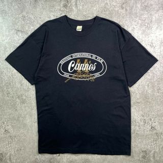 90年代 Cannes カンヌ国際映画祭 プリントTシャツ メンズ2XL相当(Tシャツ/カットソー(半袖/袖なし))