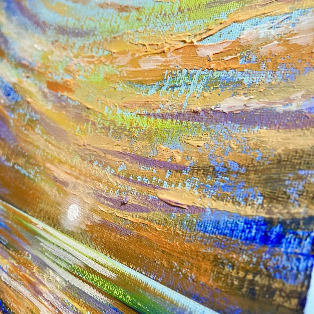 sunset*絵画 原画 風景画 海 夏 テクスチャーアート 夕日 sunset*絵画 原画 風景画 夏 海 空 夕日 テクスチャーアートの