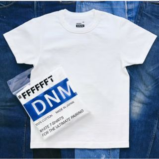 【新品】#FFFFFFT DNM Tシャツ サイズ02 Mサイズ デニム 白T(Tシャツ/カットソー(半袖/袖なし))