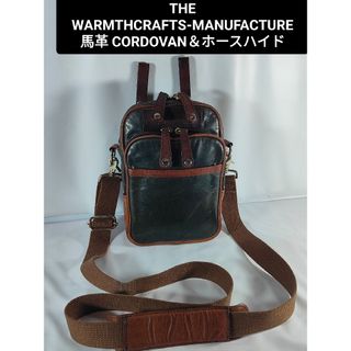 【美品】CORDOVAN＆ホースハイド 馬革　高級艶本革ショルダーバッグ　正規品(ショルダーバッグ)