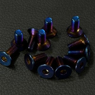 チタンカラー 焼入れ MOMO NARDI ステアリング ビス M5 m1031(パーツ)
