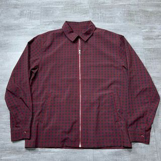 美品 ペイズリー柄 総柄 スウィングトップ ハリントンジャケット ドリズラー短丈(その他)