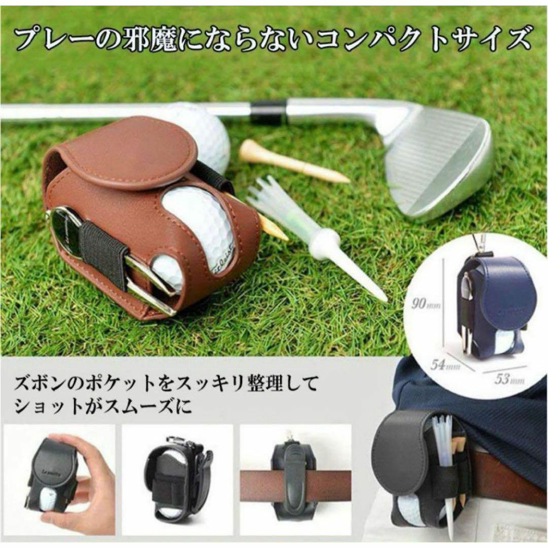 ゴルフボールケース ピンク カラビナ クリップ ゴルフ ボール 収納ケース スポーツ/アウトドアのゴルフ(その他)の商品写真