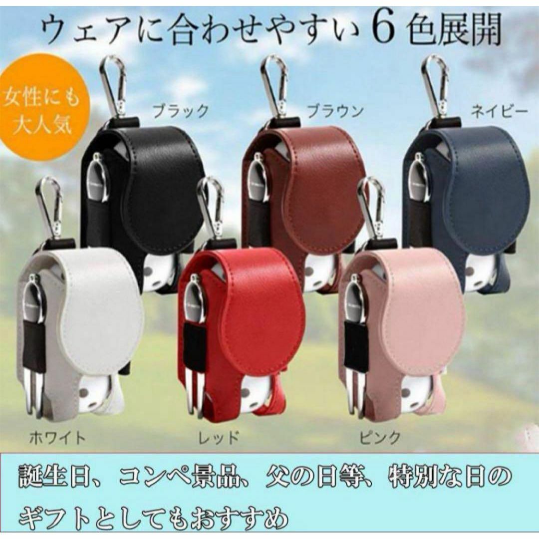 ゴルフボールケース ピンク カラビナ クリップ ゴルフ ボール 収納ケース スポーツ/アウトドアのゴルフ(その他)の商品写真