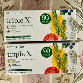 アムウェイ(Amway)のトリプルX 2箱　届いたばかりの新しい製品です(ビタミン)