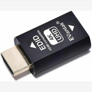 EVanlak(イヴァンラック) HDMI EDIDエミュレーター パススルー(ノーカラージャケット)