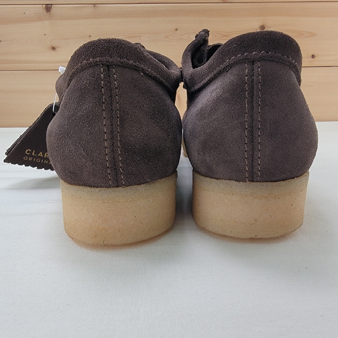 未使用 極美品✨クラークス ナタリー　ダークブラウン/クレープソール　ワラビー Clarks - クラークス ワラビー ダークブラウン クレープソール
