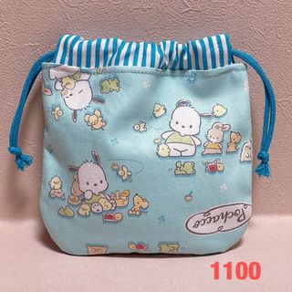 ポチャッコ柄☆ハンドメイド☆巾着袋(ポーチ)