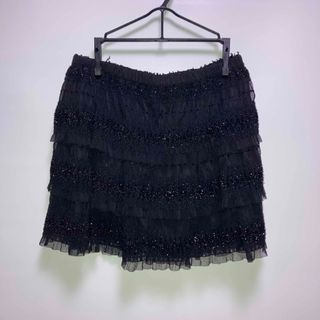 ルシェルブルー(LE CIEL BLEU)の美品♡manianienna スパンコール付きスカート(ミニスカート)
