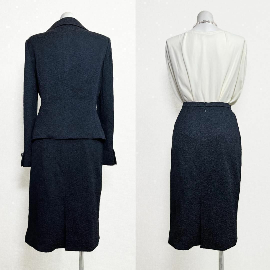 【本日まで】【美品】 トリイ ユキ スーツ 濃紺 サイズ 9号 お受験】ユキ トリイ濃紺スーツ