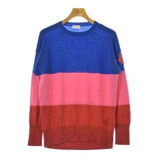 モンクレール(MONCLER)のMONCLER モンクレール ニット・セーター S 青 【古着】【中古】【送料無料】(ニット/セーター)