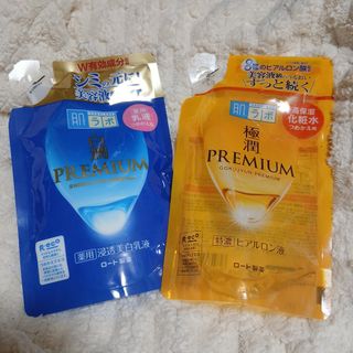 ハダラボ(HADALABO)の肌ラボ 極潤プレミアム ヒアルロン化粧水 詰め替え用 140mL　他1点(化粧水/ローション)