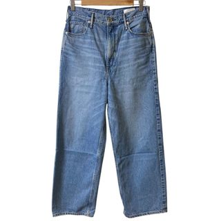 アッパーハイツ(upper hights)の美品 upper hights アッパーハイツ THE ROGUE VINTAGE FLOW ワイド デニムパンツ ジーンズ 1884036I02FLW W22 ブルー  レディース 古着 中古 USED(デニム/ジーンズ)