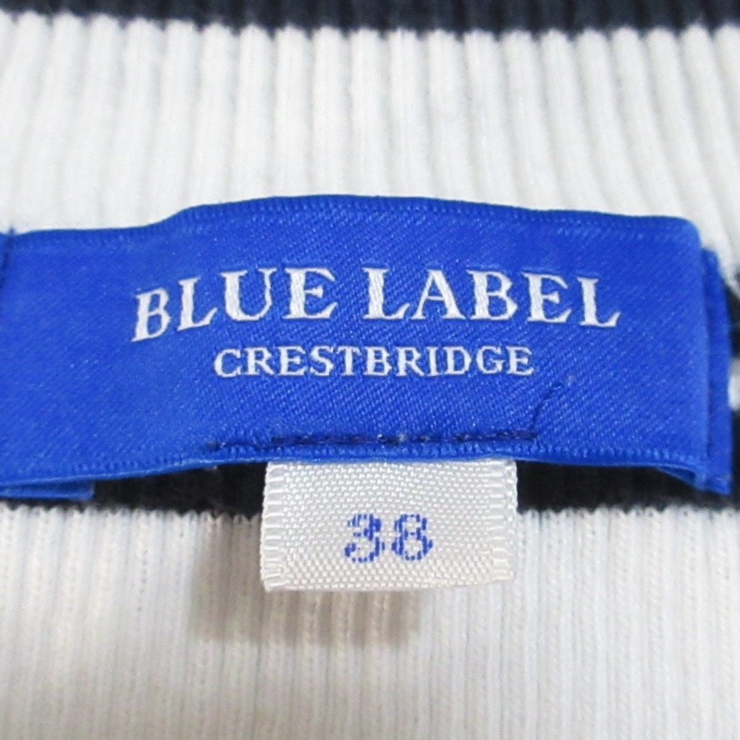 【断捨離特価・美品】BLUE LABEL/ワンピース/38/ネイビー/無地 BLUE LABEL CRESTBRIDGE - 美品 BLUE LABEL CRESTBRIDGE ブルー