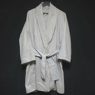 マックスマーラ(Max Mara)のMax Mara マックスマーラ ショールカラー ベルテッド ガウンコート F38サイズ ライトグレー レディース 古着 中古 USED(ガウンコート)