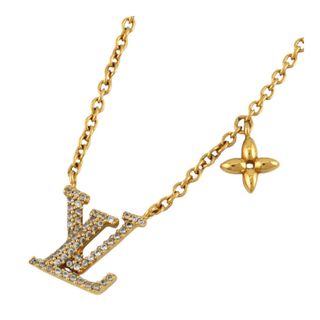 LOUIS VUITTON - ルイヴィトン LV アイコニック ネックレス M00596 メタル ストラス ユニセックス LOUIS VUITTON 【中古】 【アパレル・小物】