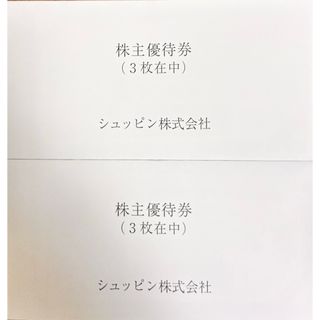 【最新】シュッピン 6枚 2026年6月期限 SYUPPIN(ショッピング)