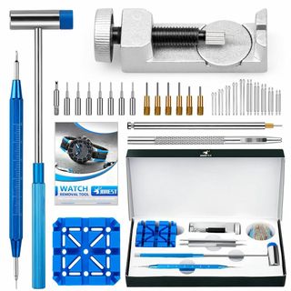 【JOREST】 時計バンド調整工具セット、セット腕時計 ベルト交換 工具、バネ(その他)