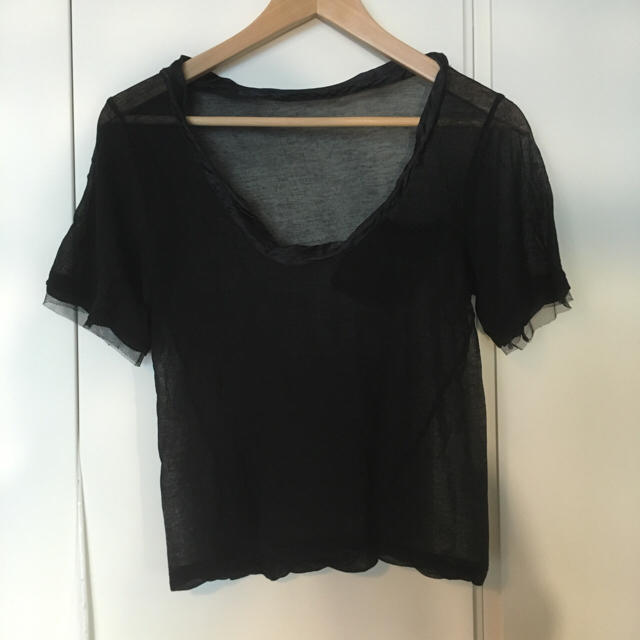 sacai luck(サカイラック)のＴシャツ  シースルー   レディースのトップス(Tシャツ(半袖/袖なし))の商品写真