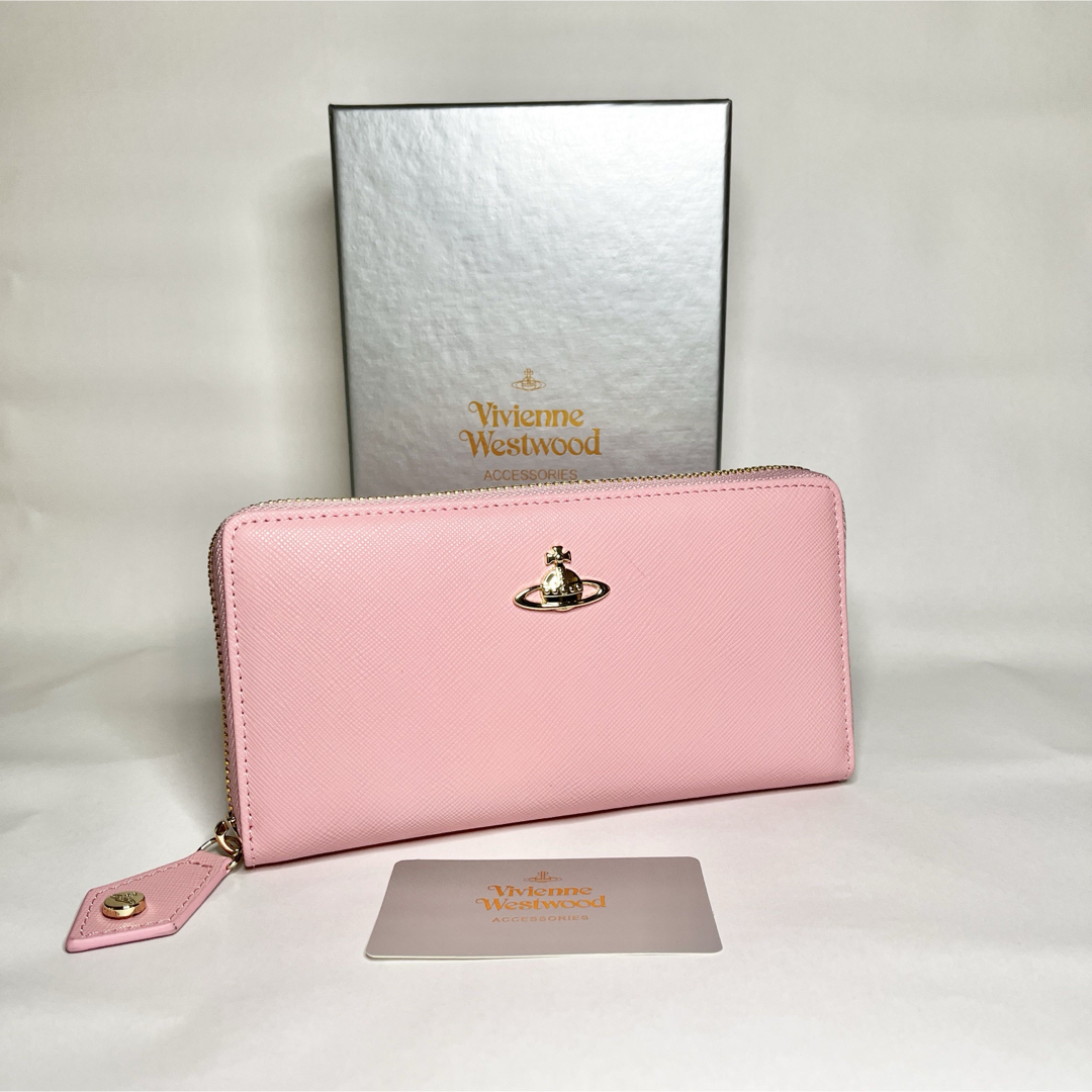 【新品未使用】Vivienne Westwood 長財布ピンク Vivienne Westwood - 【新品未使用】Vivienne Westwood 長財布
