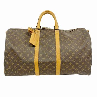 ルイヴィトン(LOUIS VUITTON)の★SALE【5gb1898-h】ルイヴィトン ボストンバッグ モノグラム キーポルバンドリエール55 M41414 ブラウン【中古】メンズ レディース ユニセックス(ボストンバッグ)