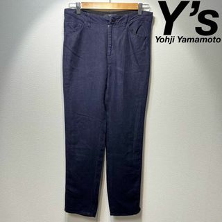 ワイズ(Y's)の希少 ワイズ ヨウジヤマモト 上質 リネン スラックス デザイン パンツ 1(その他)