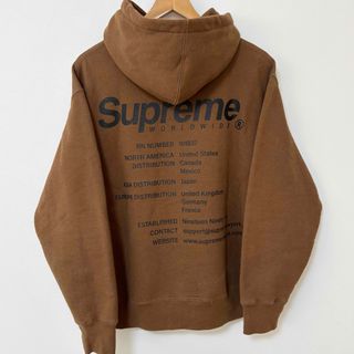 シュプリーム(Supreme)の【大人気】Supreme Worldwide Hooded Sweatshirt(パーカー)
