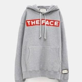 グッチ(GUCCI)のGUCCI THE FACE パーカー フーディ グレー Tシャツ 香取慎吾(パーカー)