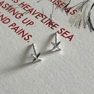 キャッチピアス メンズ シルバー925 スタッドピアス 両耳用【PN2-513】(ピアス(両耳用))