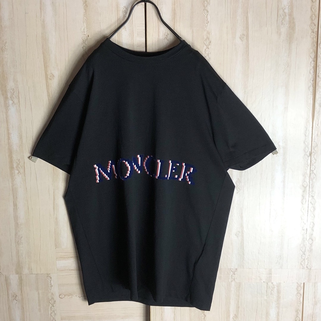 MONCLER モンクレール バック ロゴTシャツ MONCLER (モンクレール) バックロゴ クルーネック 半袖 Tシャツ