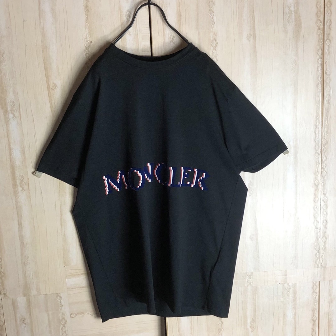 モンクレール　Tシャツ　バックロゴ MONCLER (モンクレール) バックロゴ クルーネック 半袖 Tシャツ