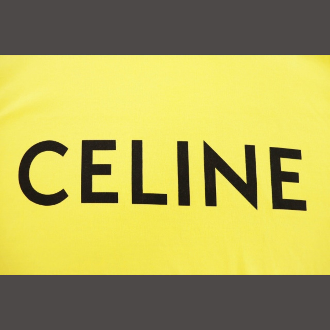 ロゴプリント★CELINE★ルーズフィット コットンニット Tシャツ セリーヌ CELINE *ルーズフィットロゴプリントTシャツ*XXSライト