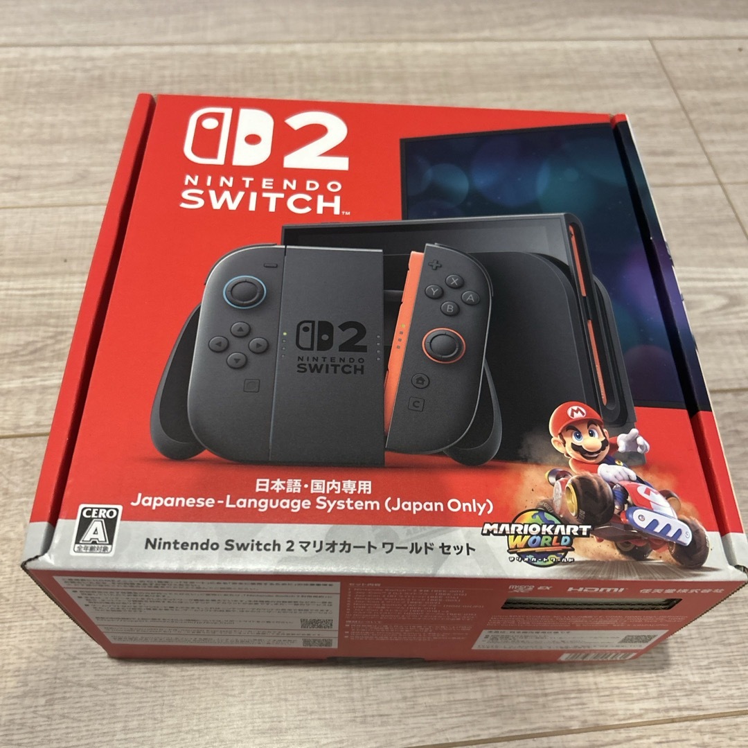 Nintendo Switch2 マリオカートワールドセット　新品未開封 Amazon.co.jp: Nintendo Switch 2(日本語・国内専用) マリオ