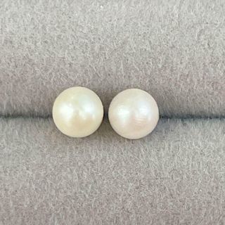 431あこや小さめパールシンプルスタッドピアス　シルバー925ベビー6mm(ピアス)