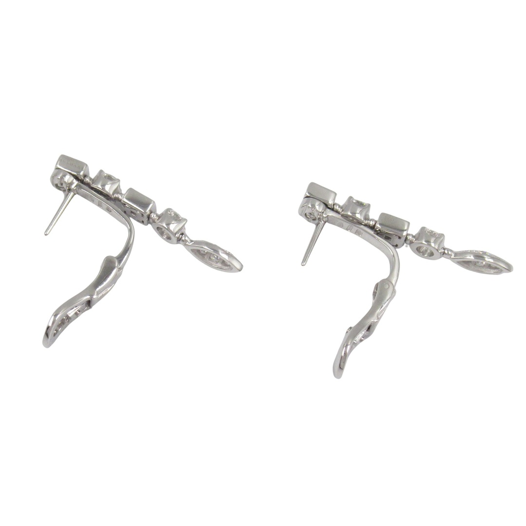 BVLGARI(ブルガリ)のブルガリ BVLGARI ルチア ピアス ダイヤ ピアス ジュエリー K18WG（ホワイトゴールド） ダイヤモンド レディース クリア系 【中古】 レディースのアクセサリー(ピアス)の商品写真