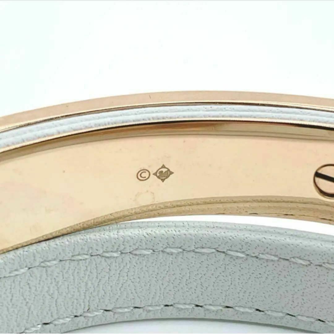 SWAROVSKI(スワロフスキー)の箱付き　SWAROVSKI　スワロフスキー　ブレスレット　ホワイト　ゴールド レディースのアクセサリー(ブレスレット/バングル)の商品写真