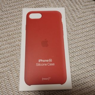 アップル(Apple)のアップル iPhoneSE シリコーンケース/PRODUCT RED(モバイルケース/カバー)