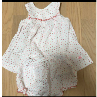 プチバトー(PETIT BATEAU)のプチバトー　ワンピース　セットアップ(ワンピース)