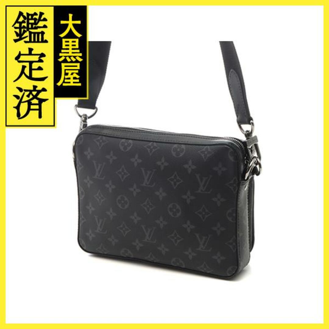 メンズ*LV*トリオメッセンジャーバッグ ブラックグレー M69443 ルイヴィトン モノグラムエクリプス トリオメッセンジャー 黒