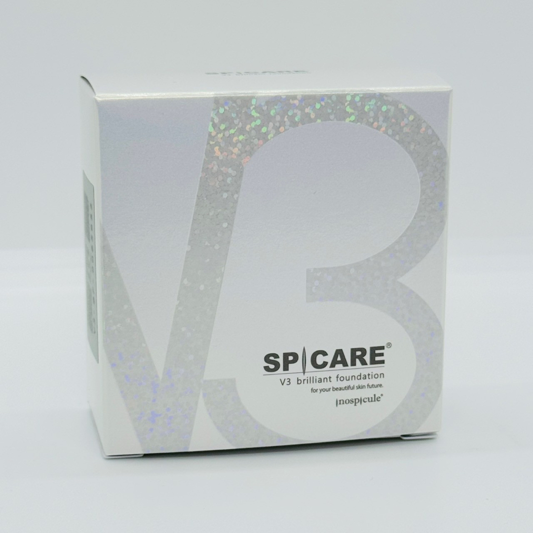 スピケア V3 ブリリアントファンデーション 本体 パフ付【正規品】ロット番号付 コスメ/美容のベースメイク/化粧品(ファンデーション)の商品写真