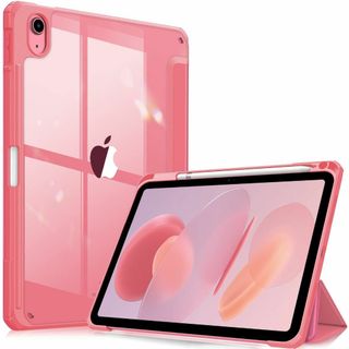 【色:ピンク】Fintie iPad 第10世代 ケース 2022 10.9 イ(タブレット)