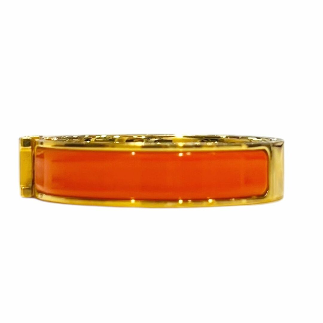 エルメス メタルクリックH PM ブレスレット シルバー オレンジ HERMES - 【中古】 HERMES エルメス ブレスレット クリックH PM