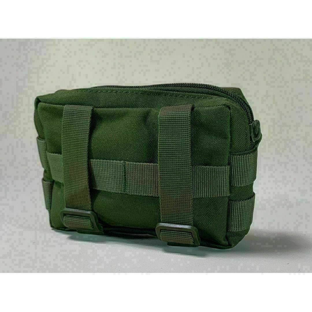 【グリーン】 タクティカルポーチ　ミリタリーポーチ　モールシステム　molle スポーツ/アウトドアのアウトドア(その他)の商品写真