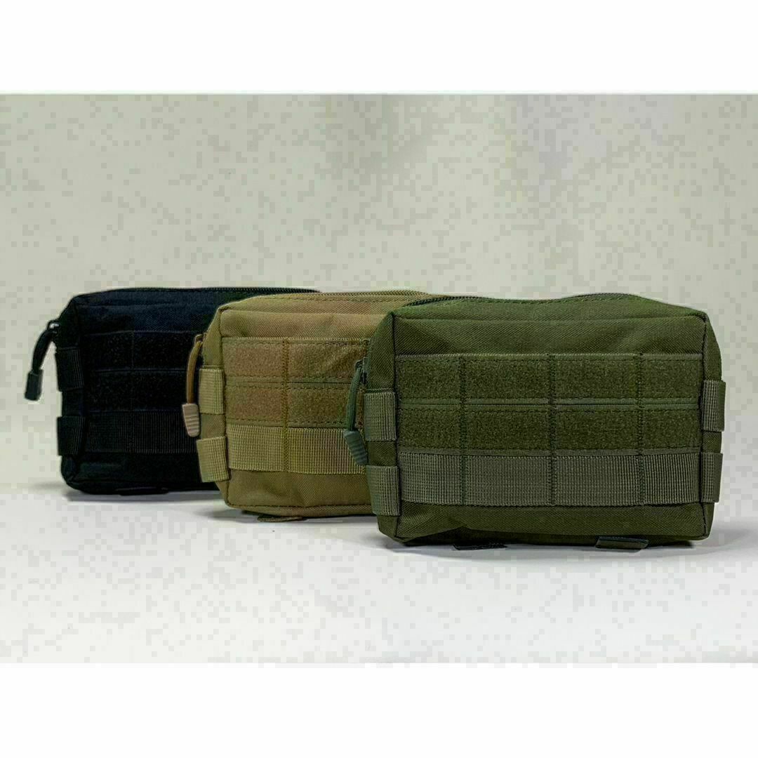 【グリーン】 タクティカルポーチ　ミリタリーポーチ　モールシステム　molle スポーツ/アウトドアのアウトドア(その他)の商品写真