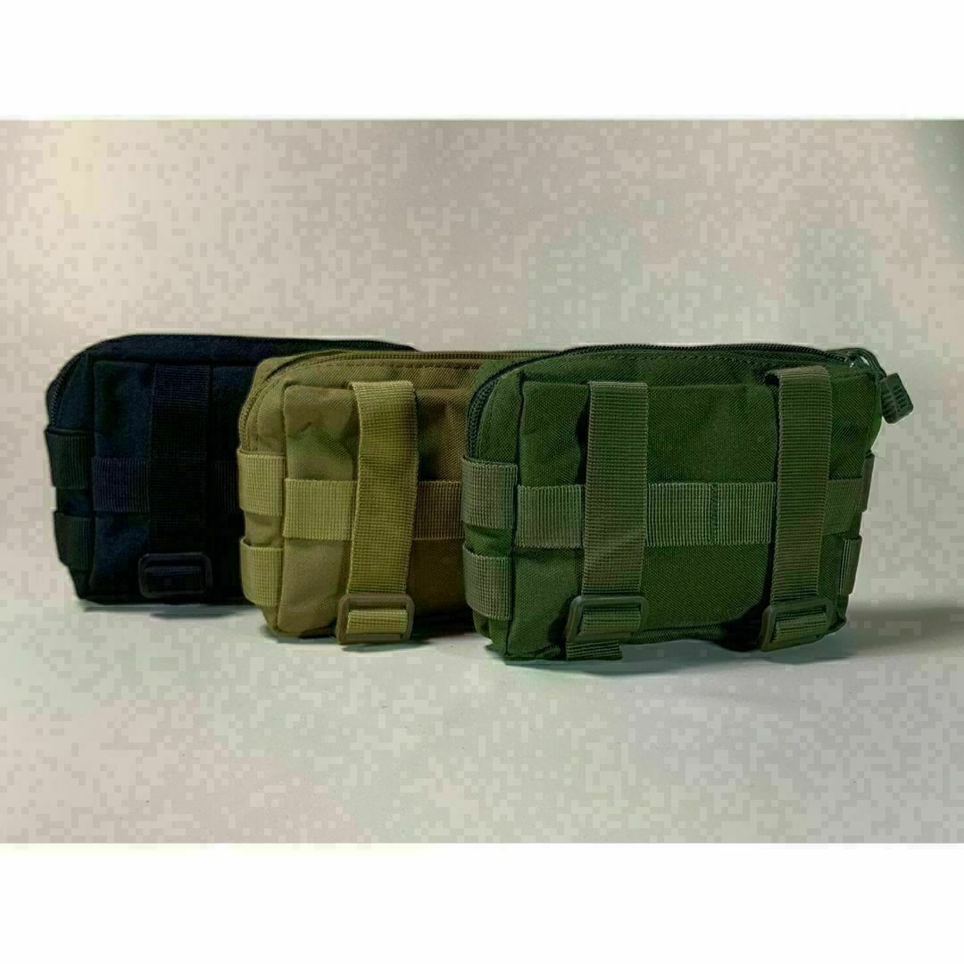 【グリーン】 タクティカルポーチ　ミリタリーポーチ　モールシステム　molle スポーツ/アウトドアのアウトドア(その他)の商品写真