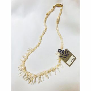 白 珊瑚 サンゴ 枝 ネックレス　ヴィンテージ(ネックレス)